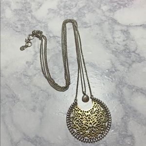 Lucky brand pendant layered necklace